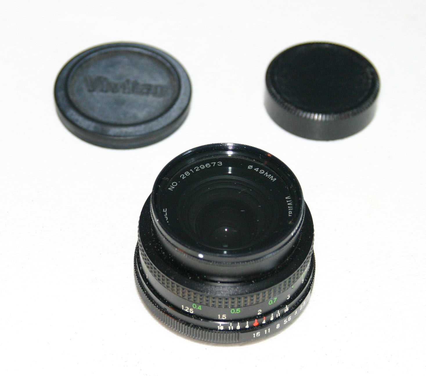 Vivitar 26mm, f2.8 Wide Angle lens